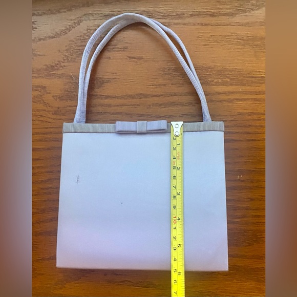 Satin Tote In Lavender Small - Picture 7 of 8